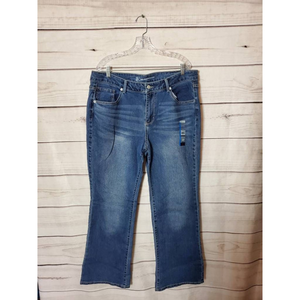 No Boundries Womens‎ Bootcut Jeans Blue Stretch Medium Wash Denim Plus 21 New